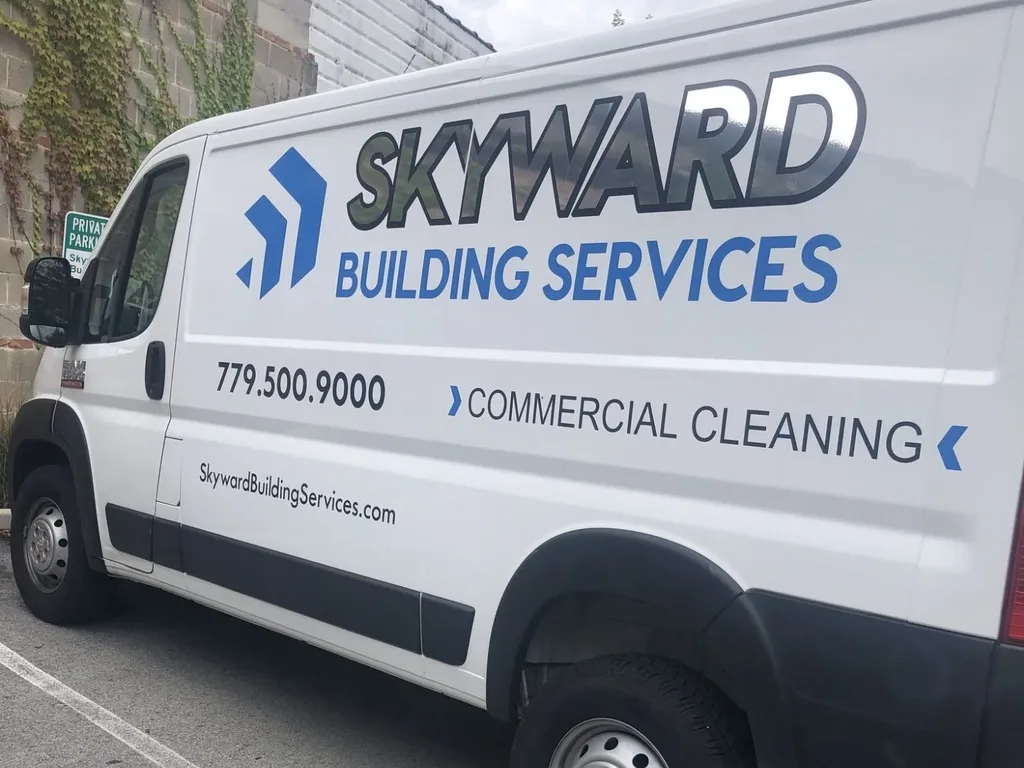 Skyward Building Services van